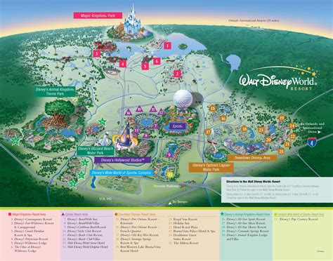 Challenges of Implementing MAP Disney World Map With Resorts